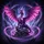 Purple Dragon Pink Wing Stone - Mythical Creature Decor for Dragon Lover Spare Tire Cover - 6