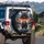 Grizzly Bear River Storm Sky Wilderness - Wildlife Lover Gift Spare Tire Cover - 3