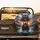 Grizzly Bear River Storm Sky Wilderness - Wildlife Lover Gift Spare Tire Cover - 2