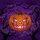 Terrifying Jack-o'-lantern Bats Gnarled Trees - Halloween Party Spare Tire Cover - 6