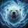 Roaring Polar Bear Sharp Fangs Arctic Blizzard Orange Embers - Wildlife Lover Gift Spare Tire Cover - 6