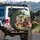 Bear Fox Camper Teatime - Road Trip Essentials for Wildlife Lovers Spare Tire Cover - 3