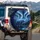 Majestic Spirit Bear Aurora Borealis Mountains Forest Lake - Wildlife Lover Gift Spare Tire Cover - 3
