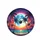 Tropical Palm Trees Luminous Full Moon - Travel Essentials for Beach Lover Spare Tire Cover - 4