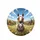Curious Horse Face Wildflower Meadow - Wildlife Lover Gift for Horse Enthusiasts Spare Tire Cover - 4