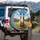 Curious Horse Face Wildflower Meadow - Wildlife Lover Gift for Horse Enthusiasts Spare Tire Cover - 3