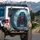 Black Bear Lightning Wilderness Winter - Wildlife Lover Outdoor Gift Spare Tire Cover - 3