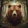 Brown Grizzly Bear Forest Wilderness - Wildlife Lover Gift for Bear Lovers Spare Tire Cover - 6