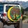 Tree Geometric Stained Glass Mosaic - Outdoor Decor Gift Spare Tire Cover - 3