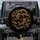 Golden Pisces Fish Swirling Stars - Zodiac Home Decor Gift for Astrology Lover Spare Tire Cover - 1
