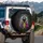 Mischievous Raccoon Trash Bin Splatters - Wildlife Lover Gift for Raccoon Lover Spare Tire Cover - 3