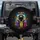 Mischievous Raccoon Trash Bin Splatters - Wildlife Lover Gift for Raccoon Lover Spare Tire Cover - 1