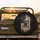 Distressed American Flag Disc Golf Basket - Outdoor Sports Gift for Veterans Spare Tire Cover - 2
