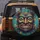 Carved Wooden Totem Face Geometric Tribal Motifs - Outdoor Decor Gift Spare Tire Cover - 5