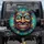 Carved Wooden Totem Face Geometric Tribal Motifs - Outdoor Decor Gift Spare Tire Cover - 1