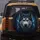Husky Dog Blue Eyes Open Mouth Insect Dark Backdrop - Wildlife Lover Gift Spare Tire Cover - 5