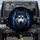 Husky Dog Blue Eyes Open Mouth Insect Dark Backdrop - Wildlife Lover Gift Spare Tire Cover - 1