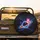 Luminous Neon Ringed Planets Starburst - Adventure Lover Travel Essentials Gift Spare Tire Cover - 2