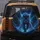 Black Panther Blue Lightning Cosmic Stars - Wildlife Lover Gift Spare Tire Cover - 5