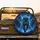 Black Panther Blue Lightning Cosmic Stars - Wildlife Lover Gift Spare Tire Cover - 2