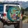 Calavera Couple Floral Cats - Day of the Dead Festivity Home Decor Spare Tire Cover - 3