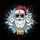 Santa Claus Rock On Gold Chain HO - Christmas Holiday Gift Spare Tire Cover - 6