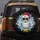 Santa Claus Rock On Gold Chain HO - Christmas Holiday Gift Spare Tire Cover - 5