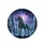Cybernetic Horse Futuristic City Nebula - Sci-Fi Lover Gift Spare Tire Cover - 4