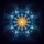 Mandala Snowflake Cosmic Starlight - Home Decor Gift Spare Tire Cover - 6