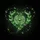 Luminous Green Dandelion Puffball Butterfly Heart - Nature Lover Gift for Car Owners Spare Tire Cover - 6