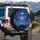 Luminous Skeletons Graveyard Cosmic Night Sky - Dark Fantasy Decor for Fantasy Lover Spare Tire Cover - 3