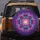 Cosmic Mandala Flower Starry Nebula - Boho Lifestyle Gift for Yoga Lover Spare Tire Cover - 5