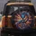Electric Blue Turquoise Dragon Orange Magenta Scales Compass Rose - Fantasy Lover Gift Spare Tire Cover - 5
