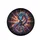 Electric Blue Turquoise Dragon Orange Magenta Scales Compass Rose - Fantasy Lover Gift Spare Tire Cover - 4