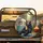 Black Bear Headphone Beer Camper Grill - Backyard BBQ & Camping Lover Gift Spare Tire Cover - 2