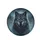 Grey Wolf Electric Blue Eyes Misty Forest Frost Snowflakes - Wildlife Lover Gift Spare Tire Cover - 4