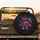 Vibrant Starbursts Stardust Night Sky Vehicle Decor Gift for Space Enthusiast Spare Tire Cover - 2