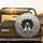 Smiling Jack Russell Dog Emerging from Fractured Stone - Dog Lover Gift Spare Tire Cover - 2