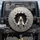Smiling Jack Russell Dog Emerging from Fractured Stone - Dog Lover Gift Spare Tire Cover - 1