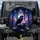 Black Raven Crystal Ball Gothic Stained Glass - Fantasy Lover Home Decor Gift Spare Tire Cover - 1