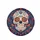 Sugar Skull Flowers Leaves Filigree - Dia de los Muertos Celebration Gift Spare Tire Cover - 4