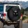 Black Sphere White Eyes Swirling Smoke - Travel Essentials Gift Spare Tire Cover - 3