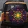 Cosmic Stained Glass Star Mandala - Home Decor Gift for Space Enthusiast Spare Tire Cover - 5