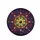 Cosmic Stained Glass Star Mandala - Home Decor Gift for Space Enthusiast Spare Tire Cover - 4