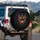 Menacing Fiery Eyed Saw-toothed Face - Halloween Decor Gift for Horror Lover Spare Tire Cover - 3