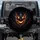 Menacing Fiery Eyed Saw-toothed Face - Halloween Decor Gift for Horror Lover Spare Tire Cover - 1