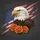 Bald Eagle American Flag Roses - Independence Day Gift for Veterans Spare Tire Cover - 6