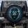 Crowned Snarling Lion Head Electric Blue Eyes - Wildlife Lover Gift Spare Tire Cover - 1