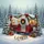 Vintage Travel Trailer Christmas Snow Forest - Holiday Decor Gift Spare Tire Cover - 6