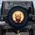 Dramatically Torn Material Wide-Eyed Orange Tabby Cat Blue Eyes - Vehicle Decor Gift Spare Tire Cover - 1